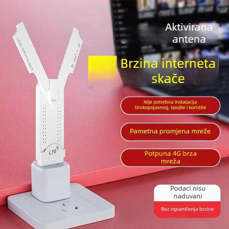 Zhilian Flying Wing Prijenosni Bežični Router – 150 Mbps, dvopojasni 2,4/5 GHz, 4G All-Netcom, 802.11n/g, bez SIM kartice