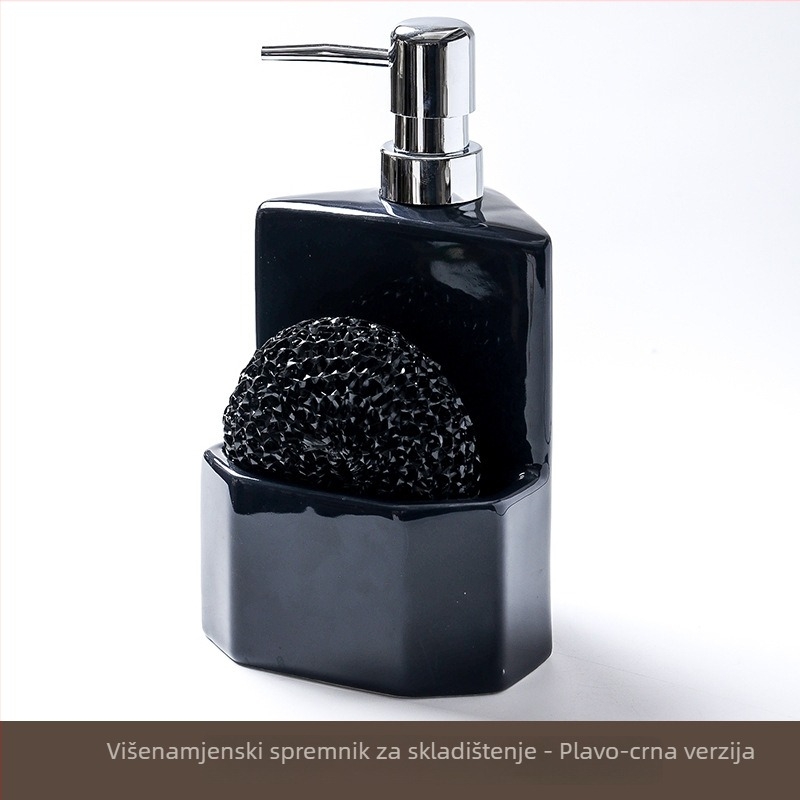 Keramična boca s pumpom za tekućine – za tekućine za ruke, šampon i gel za tuširanje; tisak logotipa; prilagodba