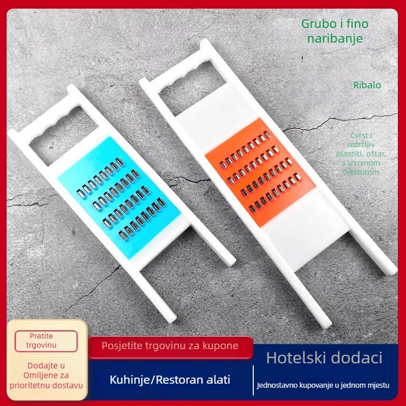 Garuda Višenamjenski rezač povrća — plast za hranu, modern dizajn, otisnut logotip