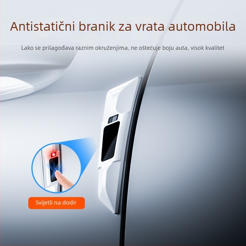Protukolizijska zaštitna traka za karoseriju i vrata automobila | Antistatična, zaštita od ogrebotina | Materijal: tekuće mekano ljepilo + PVC | Model: Antistatična traka za vrata protiv naleta | Univerzalna primjena