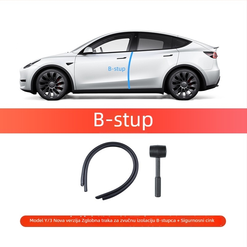 YZ brtveni izolacijski pojas za B-stupac, kompatibilan s Tesla