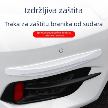 Traka za zaštitu od sudara za prednji i zadnji branik – PVC mekana guma, univerzalna kompatibilnost