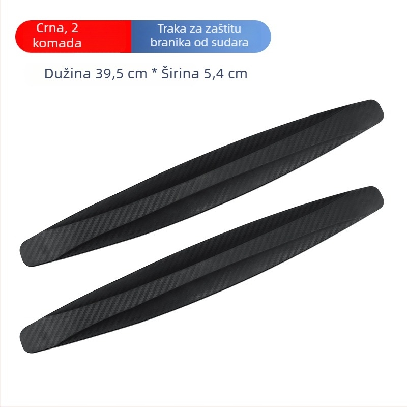 Traka za zaštitu od sudara za prednji i zadnji branik – PVC mekana guma, univerzalna kompatibilnost