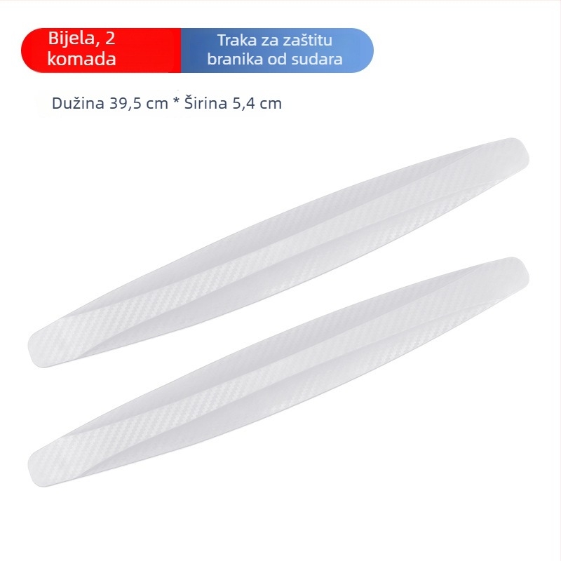 Traka za zaštitu od sudara za prednji i zadnji branik – PVC mekana guma, univerzalna kompatibilnost