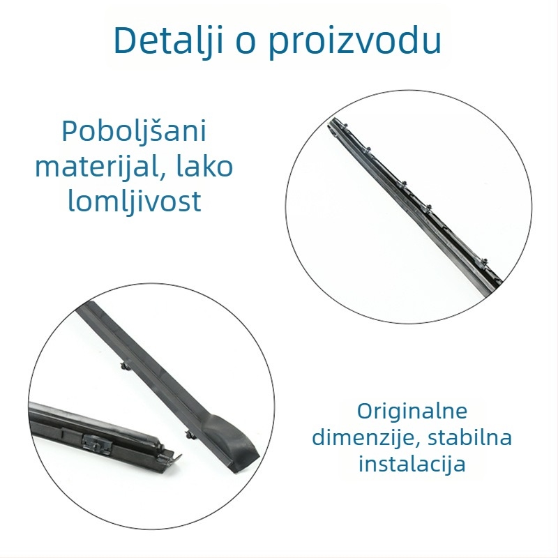 Oukachi brtva za vrata i prozore za Mercedes-Benz S-Class W221, modeli S300/S350/S400/S450/S500/S560/S600 AMG S63, plastični materijal