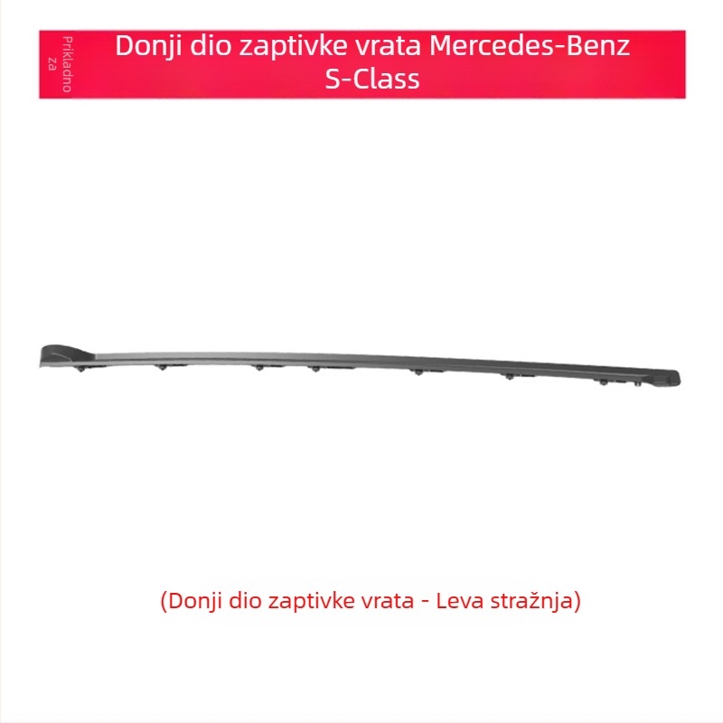 Oukachi brtva za vrata i prozore za Mercedes-Benz S-Class W221, modeli S300/S350/S400/S450/S500/S560/S600 AMG S63, plastični materijal
