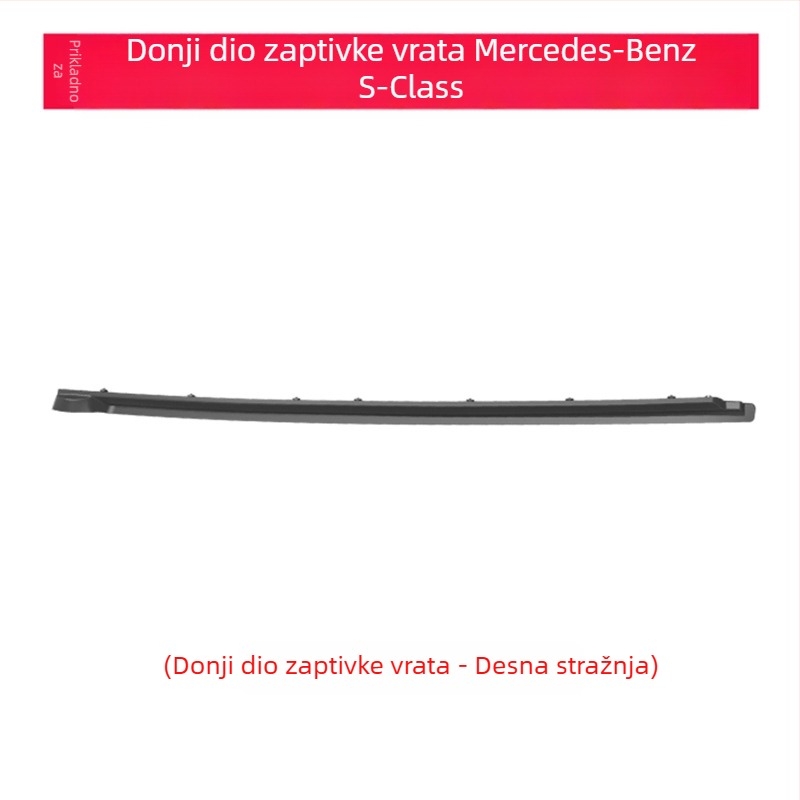 Oukachi brtva za vrata i prozore za Mercedes-Benz S-Class W221, modeli S300/S350/S400/S450/S500/S560/S600 AMG S63, plastični materijal