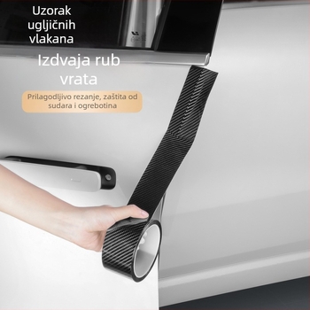 Wu Dayi PVC zaštita praga automobila, traka za zaštitu od sudara, univerzalna kompatibilnost, prilagodljivo