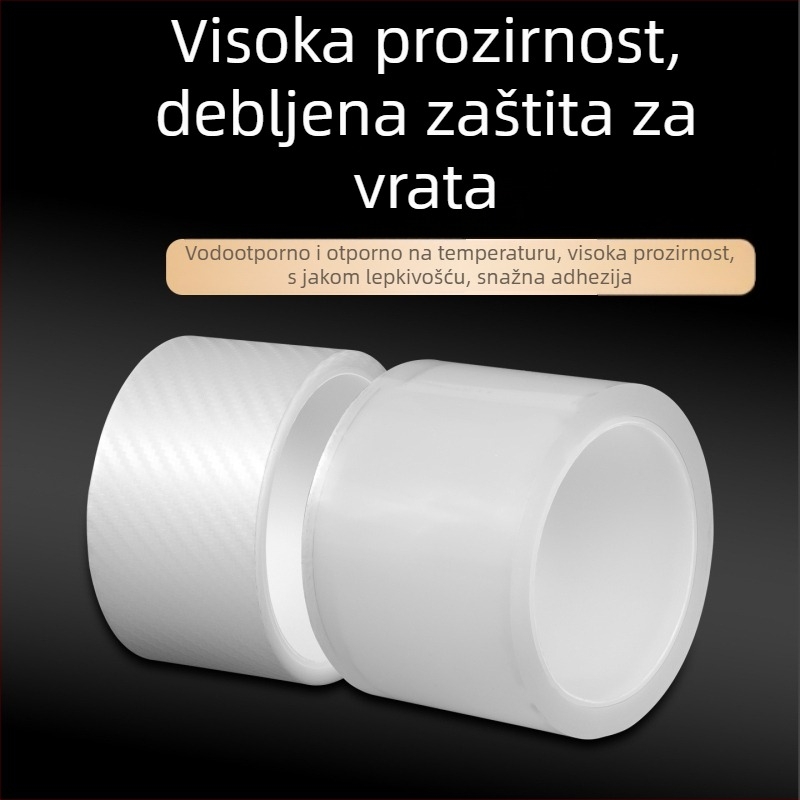 Wu Dayi PVC zaštita praga automobila, traka za zaštitu od sudara, univerzalna kompatibilnost, prilagodljivo