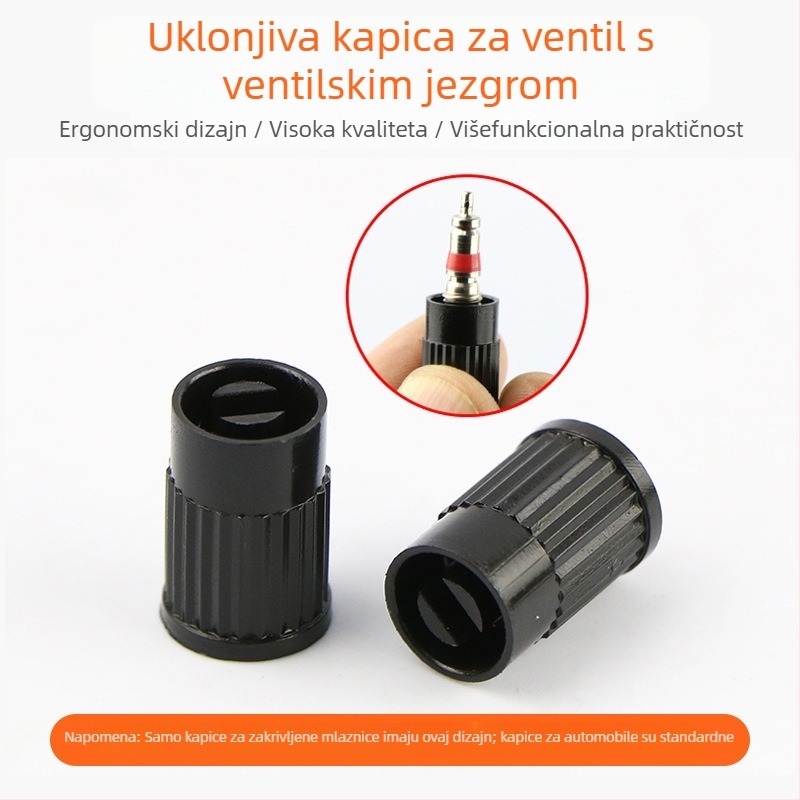 Bezdušni gumeni ventil za motocikle, električna vozila i automobila — zavrtni način, britski otvor, obična jezgra