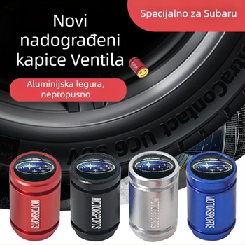 Bezdušni ventilski kapica, aluminij, velika šupljina jezgre, talijanski navoj