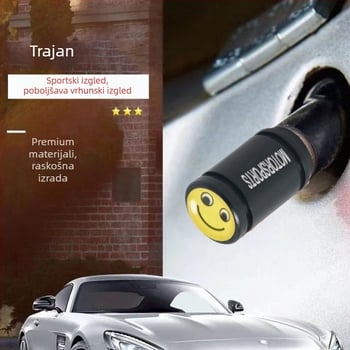 Bezdušni ventilski kapica, aluminij, velika šupljina jezgre, talijanski navoj
