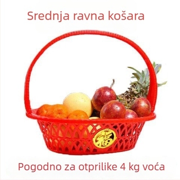 Plastična košara za voće, novi kineski stil, pogodna za darove, izlazi jeseni 2014