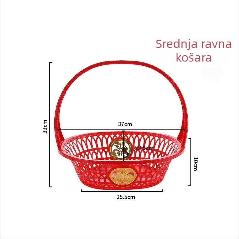Plastična košara za voće, novi kineski stil, pogodna za darove, izlazi jeseni 2014