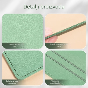 PU držač kartica, album stil, jednoplošan dizajn, jednostavan dizajn, držač kartica za pristup i studentsku iskaznicu