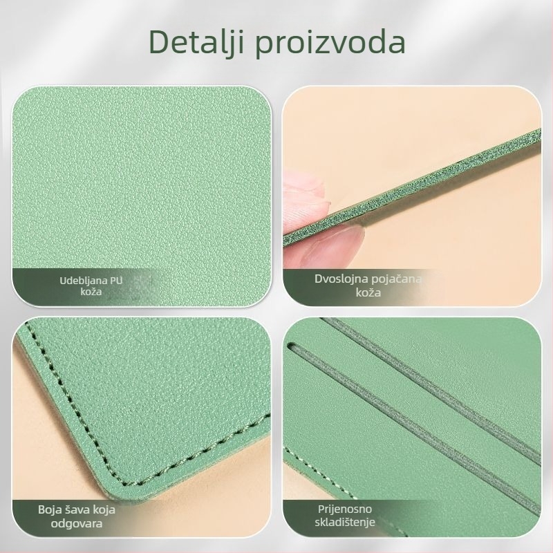 PU držač kartica, album stil, jednoplošan dizajn, jednostavan dizajn, držač kartica za pristup i studentsku iskaznicu