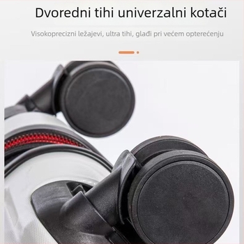 28-inčni kofer velike kapacitete s kotačićima, ABS kućište, proširiv, TSA kombinirani lokot, prugasti uzorak, poliester podstava