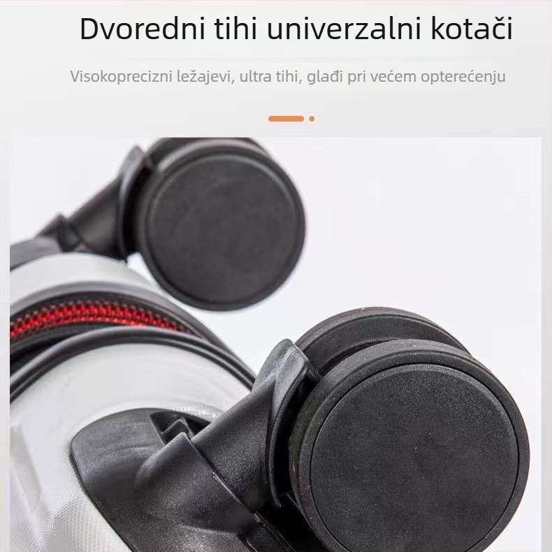 28-inčni kofer velike kapacitete s kotačićima, ABS kućište, proširiv, TSA kombinirani lokot, prugasti uzorak, poliester podstava