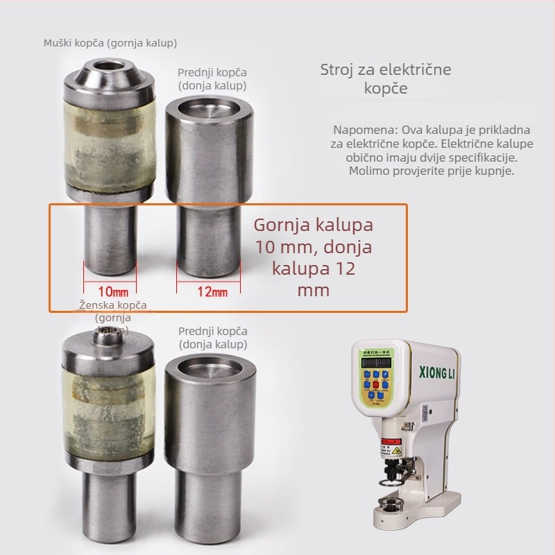 Kalup za gumbe od smole | Guma s očima | Za košulje, jakne, ruksake | Marke: Nine Energy