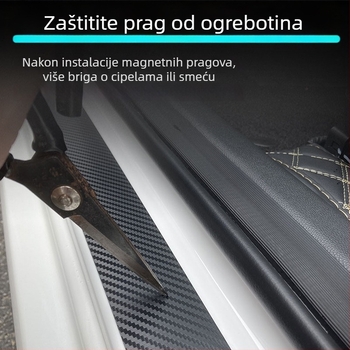 PVC pragova traka za vrata, protukolizijska, univerzalna instalacija, brend There is a bamboo