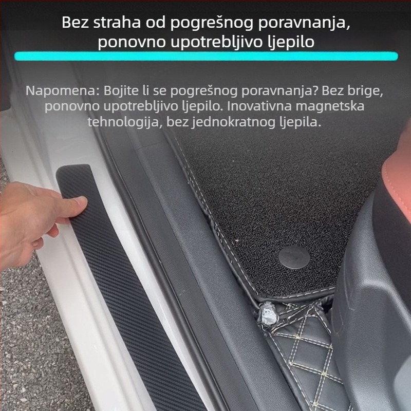 PVC pragova traka za vrata, protukolizijska, univerzalna instalacija, brend There is a bamboo