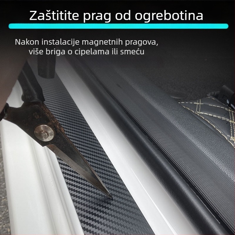 PVC pragova traka za vrata, protukolizijska, univerzalna instalacija, brend There is a bamboo