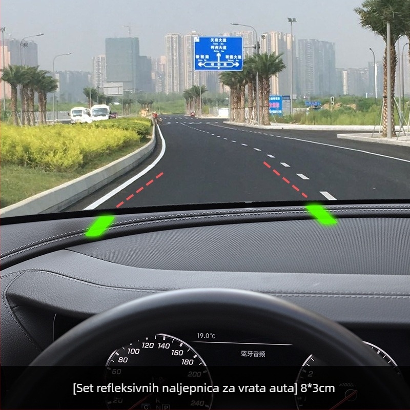 McLaren naljepnica protiv sudara za univerzalne sigurnosne oznake u vozilu, materijal: drugi