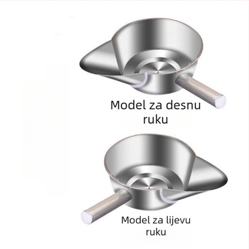 Yashirong set žlica i špatula od nehrđajućeg čelika s oblikom duckbill, ručke protivklizne, otporne na visoke temperature, za profesionalnu kuhinju