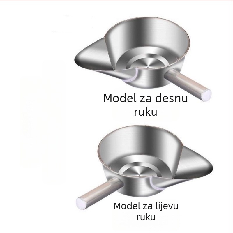 Yashirong set žlica i špatula od nehrđajućeg čelika s oblikom duckbill, ručke protivklizne, otporne na visoke temperature, za profesionalnu kuhinju
