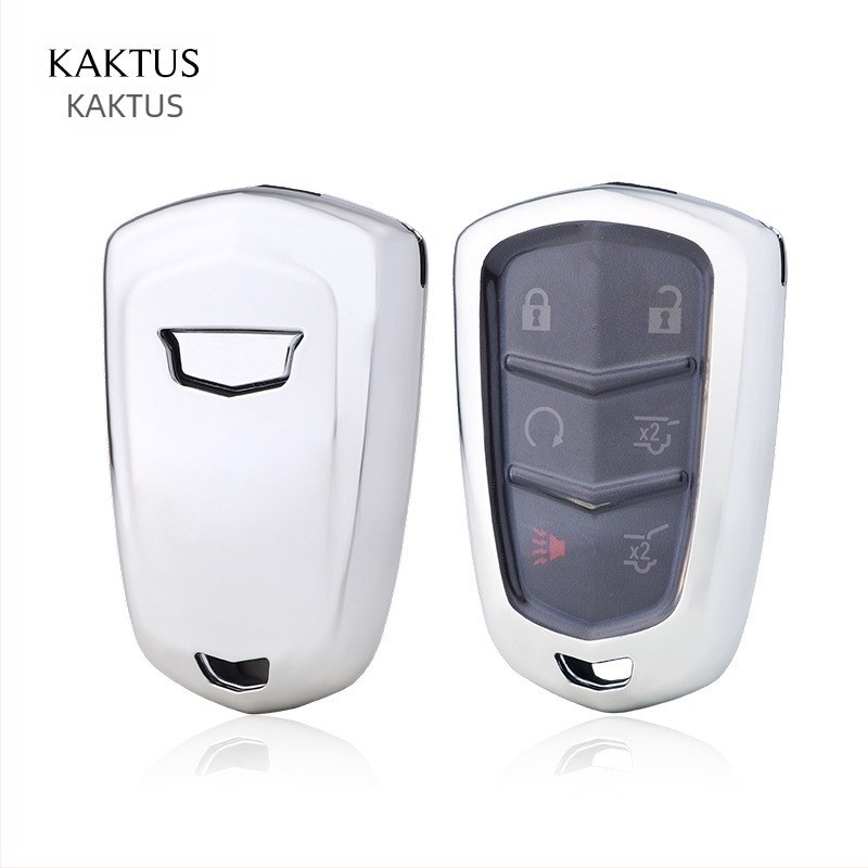 Cadillac TPU futrola za ključ, mekan zaštitni omotač od gume, all-in-one dizajn