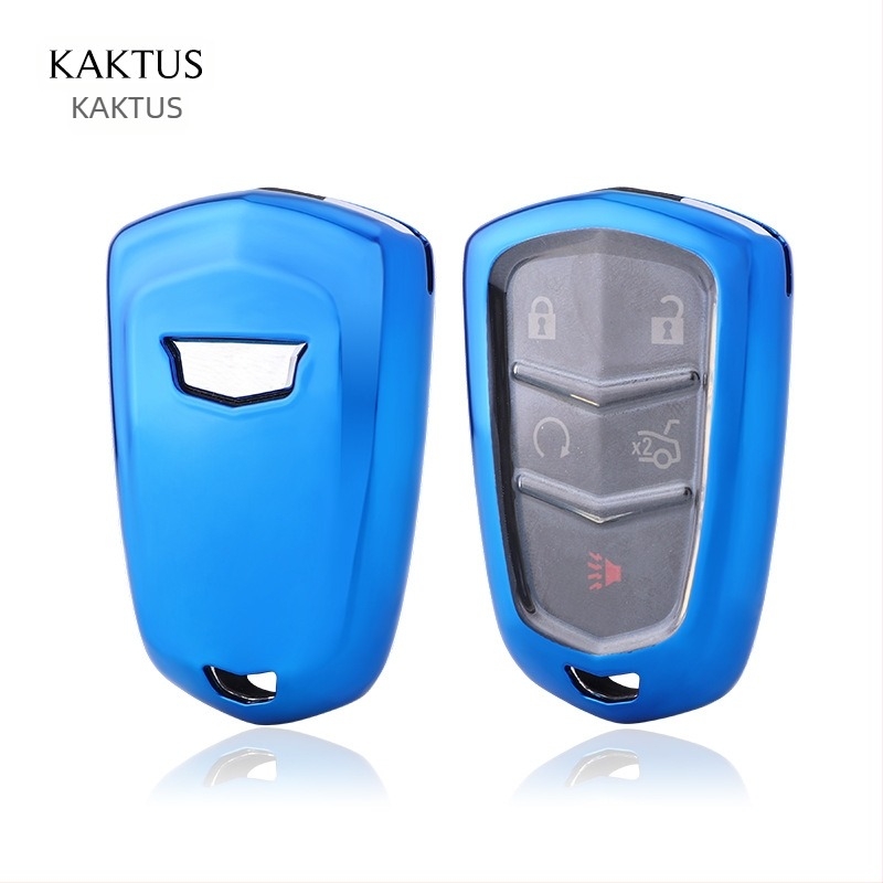 Cadillac TPU futrola za ključ, mekan zaštitni omotač od gume, all-in-one dizajn