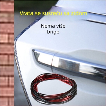 PVC zaštitna traka za vrata, model QL-02, prilagodljiva, univerzalna kompatibilnost