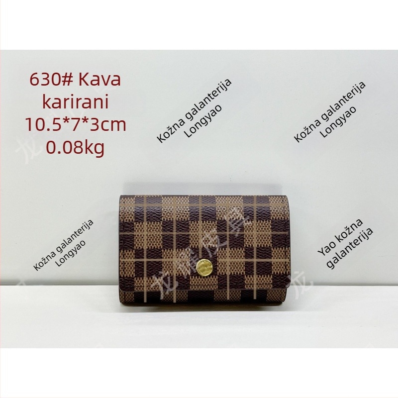 Torba za novac i ključeve s velikim kapacitetom, višenamjenska, trodjelni kratki stil