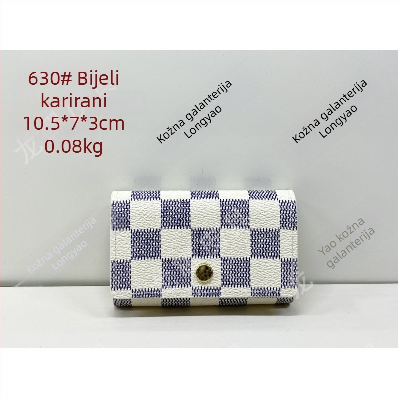 Torba za novac i ključeve s velikim kapacitetom, višenamjenska, trodjelni kratki stil