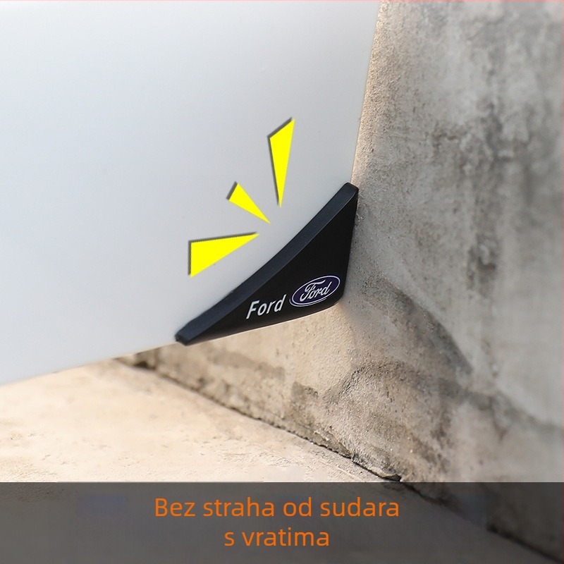 Pojas protiv sudara za vrata automobila, mali trokutasti zaštitni naljepnica kuta, PVC materijal, univerzalni modeli