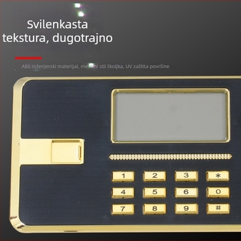 RD141 Sigurnosni ormar s elektroničkim numeričkim zaključavanjem, ABS materijal, namijenjen čeličnom namještaju i sigurnosnim ormarićima, razmak između zaključnih šipki 140