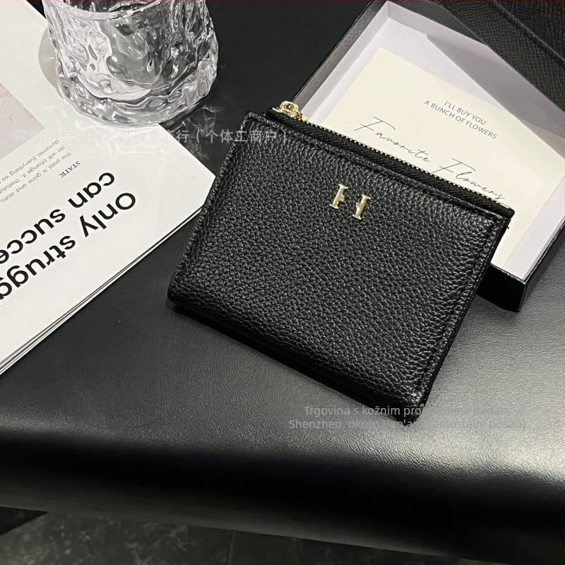 PU novčanik za kovanice s više pretinaca za kartice i remenom za nošenje (unisex, proljeće 2025)