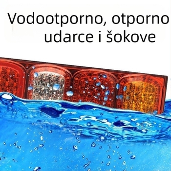 Zadnja LED svjetlosna jedinica Shaanxi Delong X3000 — 24V, 10W, 50.000 sati trajanja