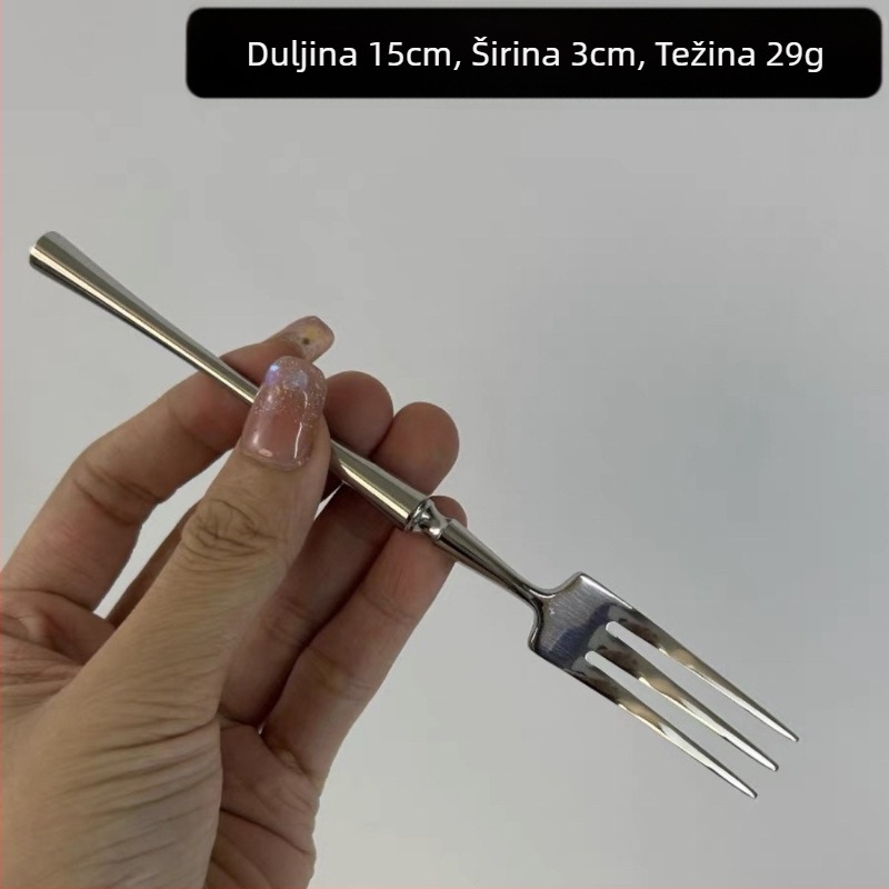 Dječje žlice od nehrđajućeg čelika, Qingxin cute stil, desertne i kavske žlice