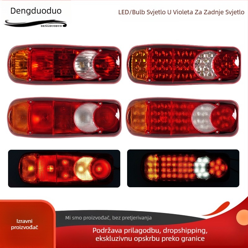 LED stražnje svjetlo za kamione, 12-24V, LED izvor svjetla, 12500 lm