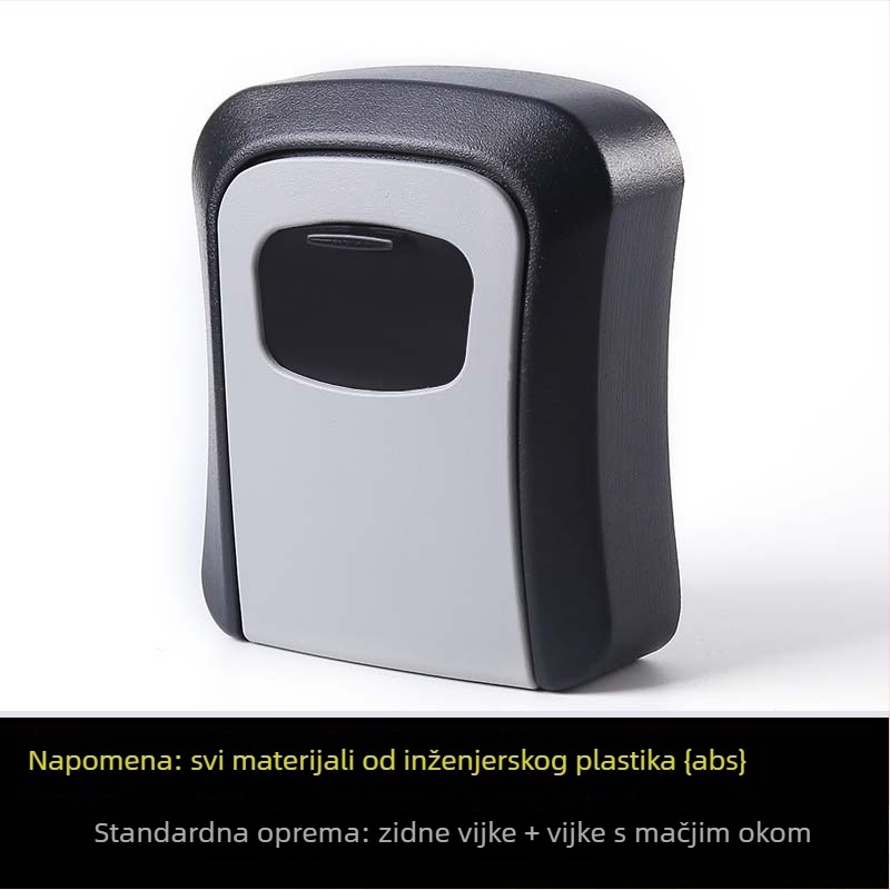 Mehanička kutija za rezervni ključ, ABS plastika, model XL-G2S, vodootporna i otporna na prašinu, za ulaz na gradilište