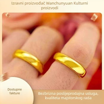 Unisex prsteni s etničkim stilom za parove, minimalistički dizajn