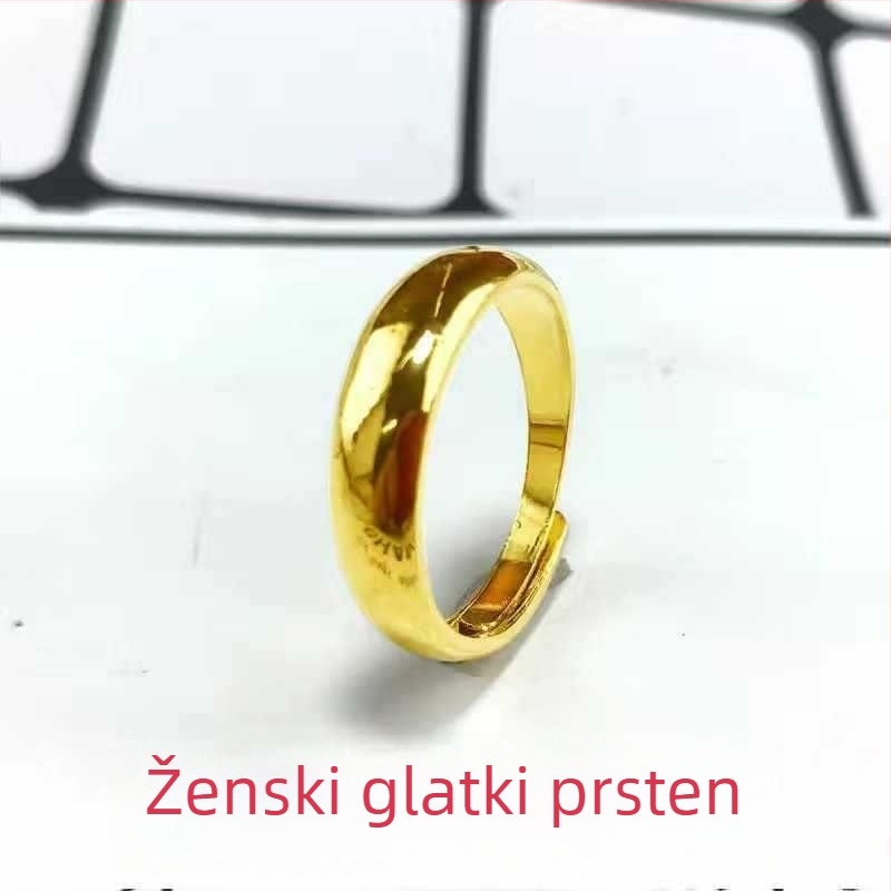 Unisex prsteni s etničkim stilom za parove, minimalistički dizajn