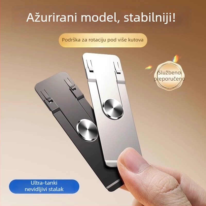 Držač za telefon za stolni stalak s rotacijom od 360°, ljepilo stražnje pričvršćivanje, legura