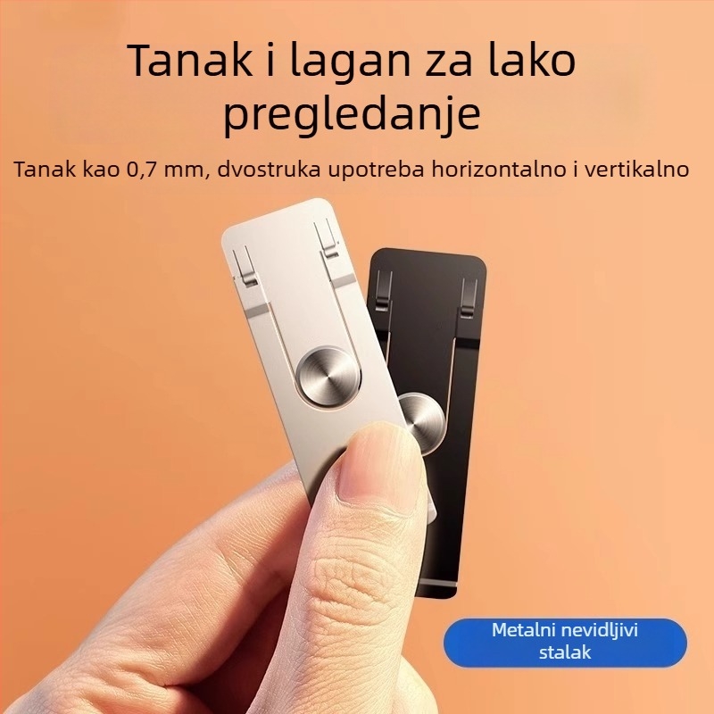 Držač za telefon za stolni stalak s rotacijom od 360°, ljepilo stražnje pričvršćivanje, legura