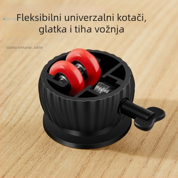 Univerzalni kotači za namještaj, od POM+ABS, otpornost na habanje