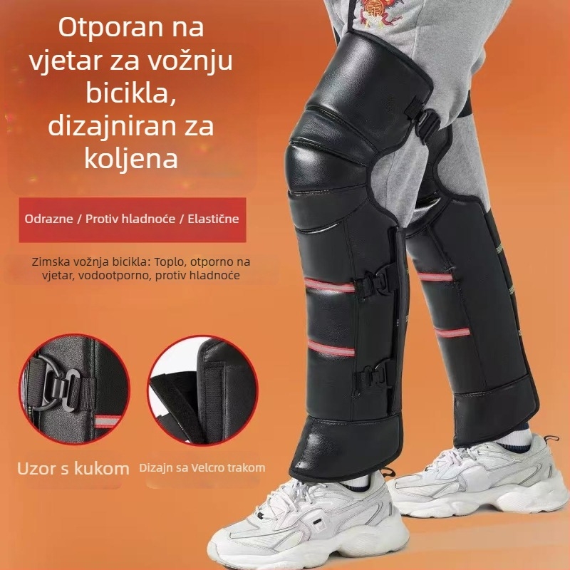 Kolenni štitovi za električna vozila i motocikle – otporni na vjetar i topli za vožnju, PU kožni vanjski sloj; Marka Nothing; Zalihe: Na skladištu; Dobna skupina: Odrasli; Godina/Sezona: Proljeće 2025