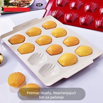 Kalup za pečenje s 12 pretinaca za madeleine i muffine — karbonska čelična konstrukcija, brend Suncity/Morning, podrijetlo Foshan, Guangdong, 2018, Stil moderni minimalizam