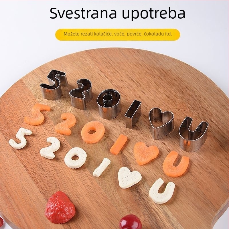 Ollie kalup za pečenje kolačića, nehrđajući čelik, nepravilni oblik