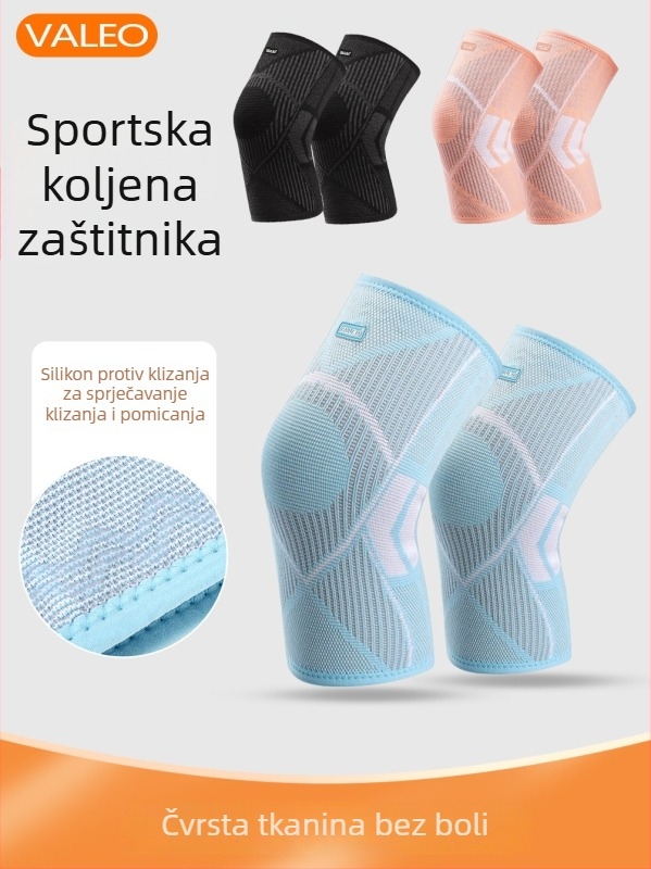 Najlonski štitnici za koljena za vanjske sportove – za odrasle, sigurno učvršćivanje, raspodjela tlaka, osnovna kompresija (Materijal: Nylon; Primjenjivi sportovi: vanjski sportovi i fitness; Kategorija: štitnici za koljena; Funkcija: distribuira tlak, ogr
